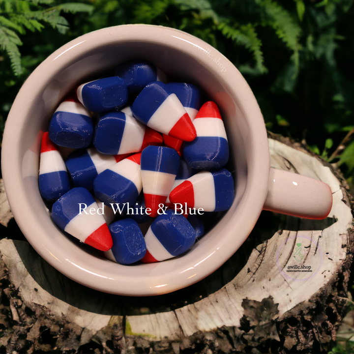 3D Printed Candies Red White & Blue-awillc.shop