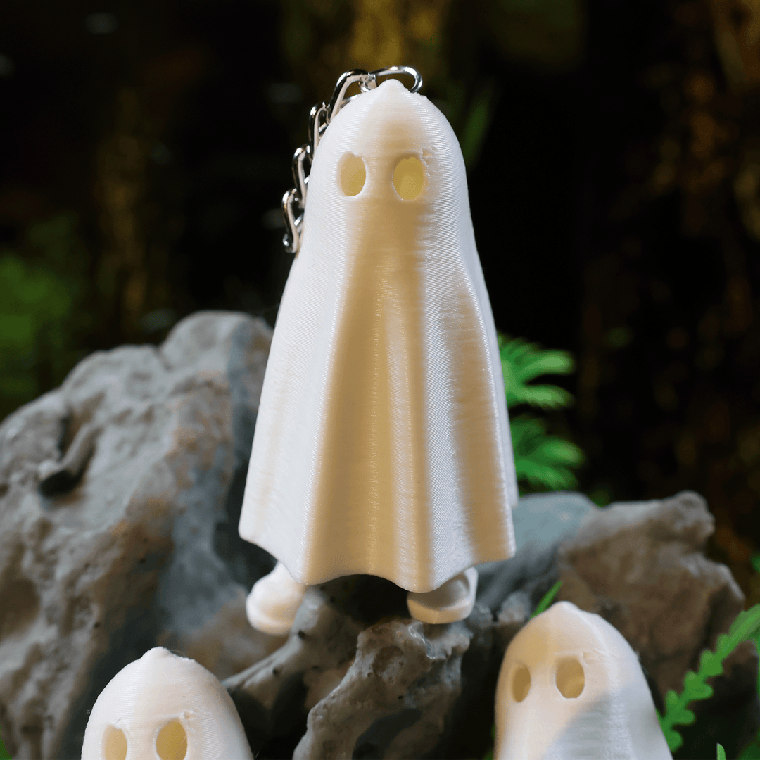 3D Printed Ghost Single Keychains-awillc.shop  