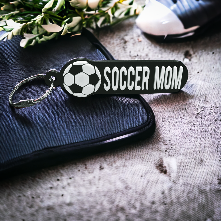 3D Printed Soccer Mom Keychain-awillc.shop