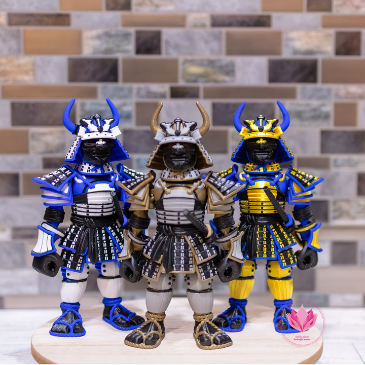 3D Printed Samurai group -awillc.shop