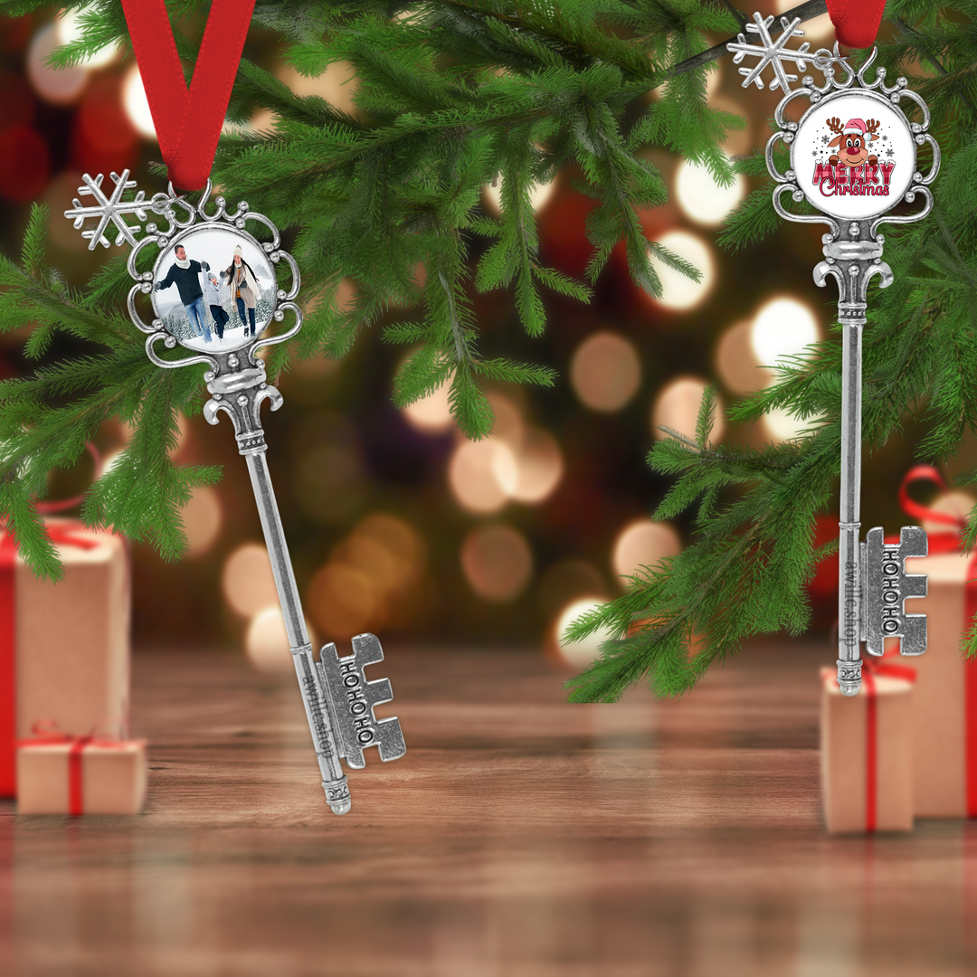 lank Sublimation Christmas Key Ornament -awillc.shop