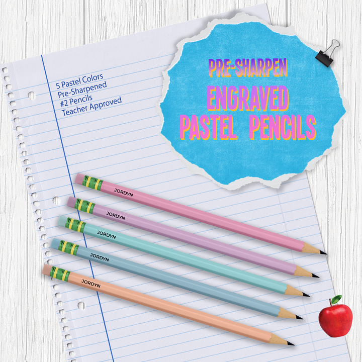 Engraved Pastel Pencils-awillc.shop