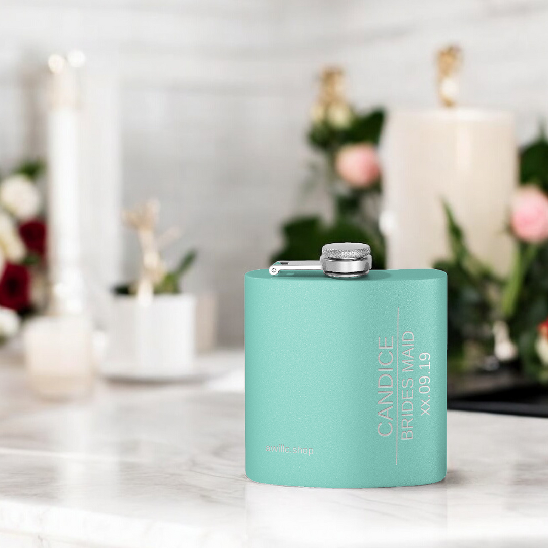 Engraved_Turquoise_Bridal_Hip_Flask_-awillc.shop