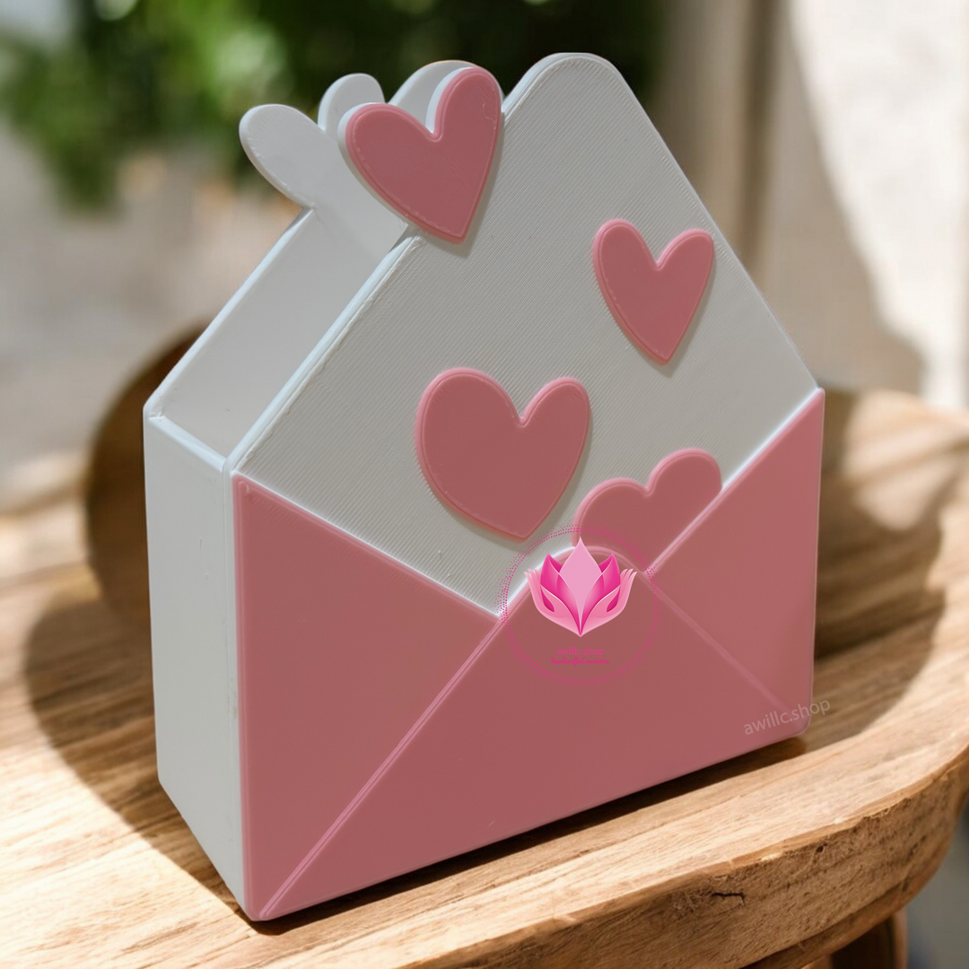 Heart Envelope Box