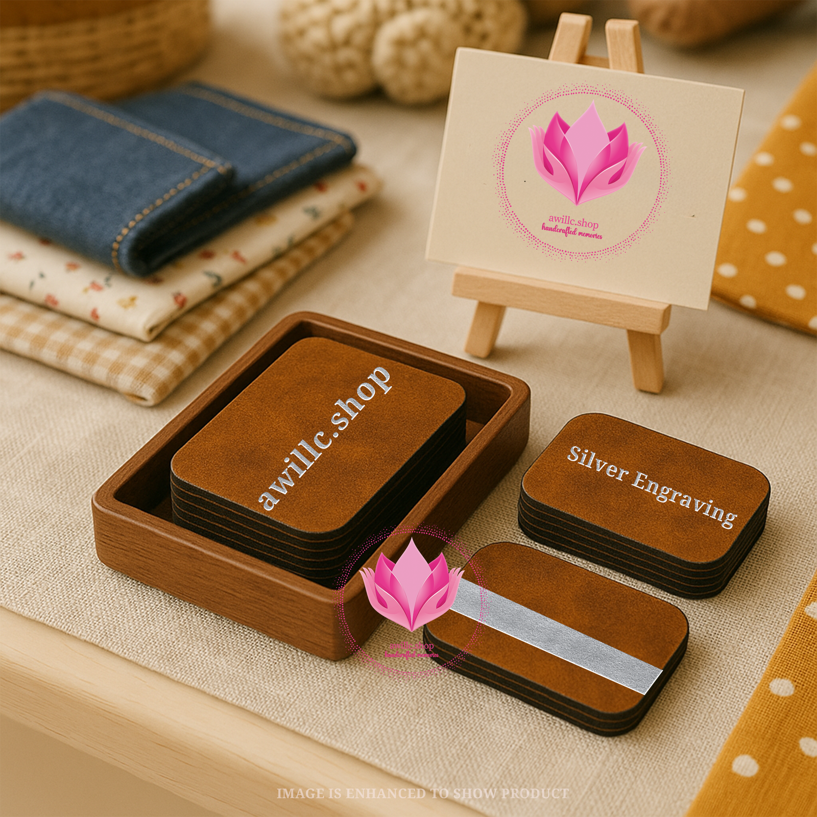 Rustic Silver Engraving  Tags - awillc.shop