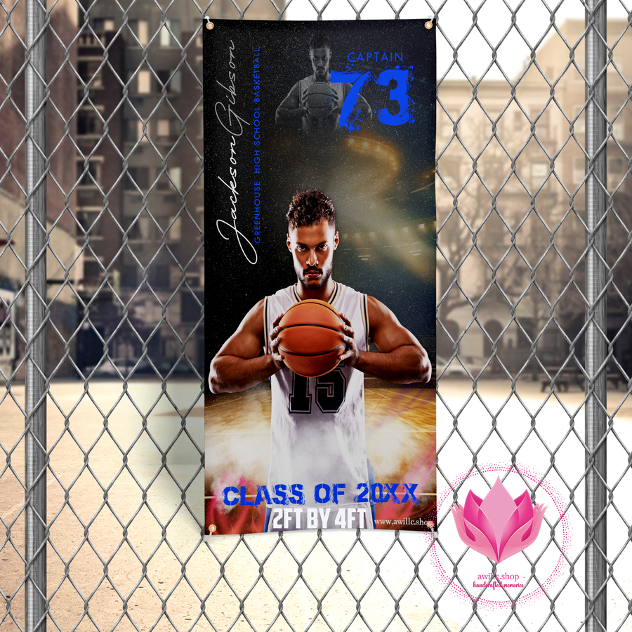 Basketball Sports Banner Dual Image