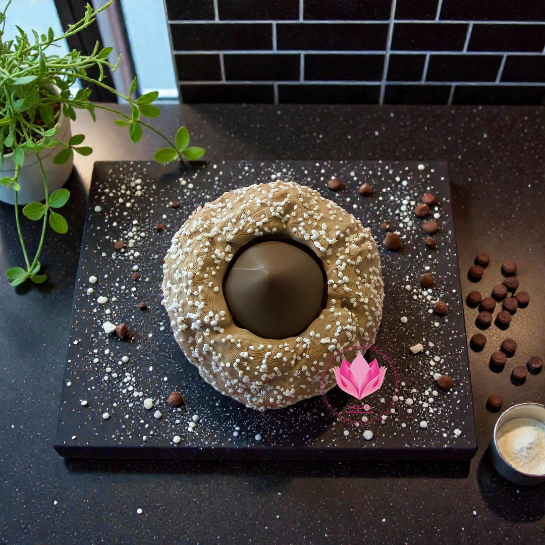 Textured sugar chip cookie clicker showing sugar crystal style surface and center chocolate chip fidget sensory