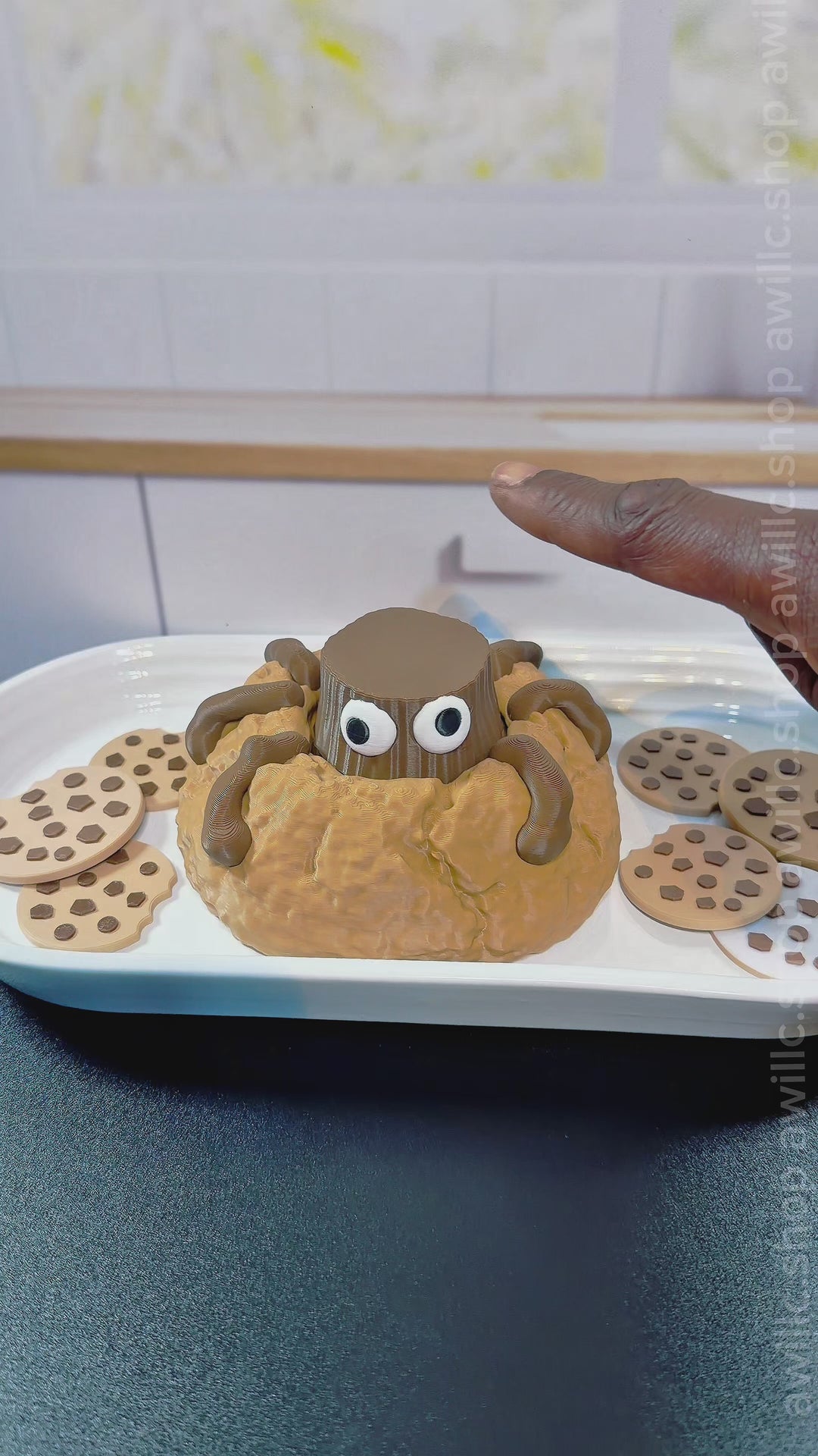 Mega Spider Cookie Clicker – 3D Printed Fidget