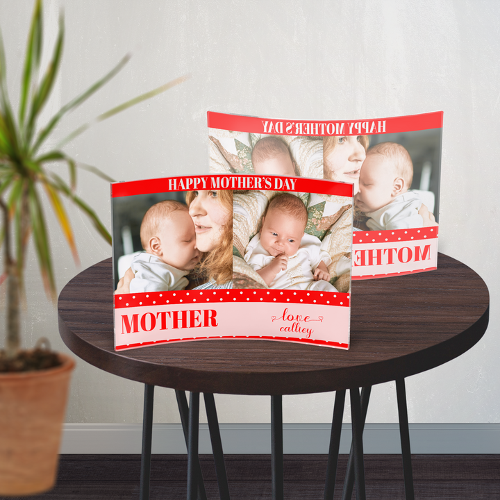 Mother's DayCurved Photo Frame Mother-awillc.shop